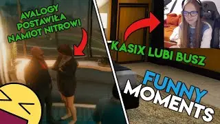AVALOGY POSTAWIŁA NAMIOT NITROWI  |  KASIX LUBI BUSZ  || 😂 GTAVRP 😂 || Funny Moments #58 🔥
