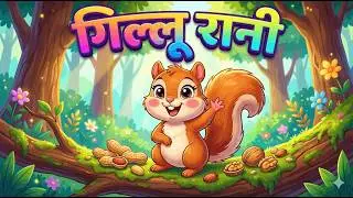Gillu Rani 🐿️ | Cute Hindi Nursery Rhyme for Kids | Lil Wonders TV