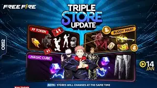 OB52 Triple Store Update Free Fire 🤩💥|| FF Token Store Update || Free Fire Upcoming New Event 💞