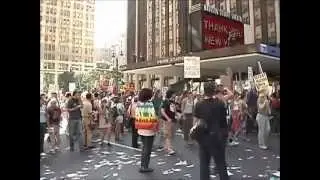 Former Soviet Citizen Faces 500,000 Deranged and Vile Future Occupy Wall Street at GOP Convention