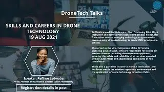 DroneTech Talk 4 | Skills and Careers in Drone Technology