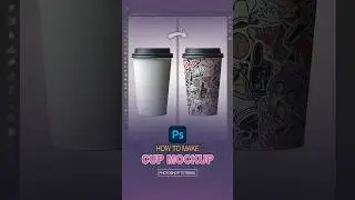 Cara Buat Mockup Gelas di Photoshop | How to Make Cup Mockup in Photoshop #shorts