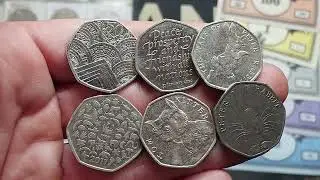 &pound;100 50 pence coin hunt! FIND EVERY UK 50 pence coin by Christmas EP9