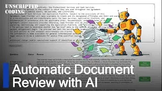 Contract Review Automation with AI - Knockoff of SpotDraft's latest feature | Unscripted Coding