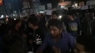 Neet protest in kota 2017 Against  3 attempt