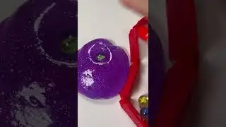 Marbles and Slime #asmr #marblerunrace #trending #marble #slime #shorts