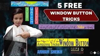 How to Window button use | 5 Free window button tricks |5 Magical use Window button 2024