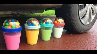 Crushing Crunchy & Soft Things by Car! Experiment: Car vs Giant Fish
