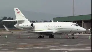 Private Dassault Falcon 2000S TC-TOS at Malaga LEMG