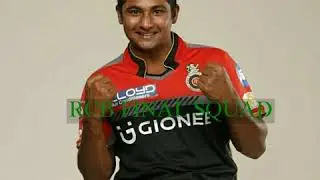 RCB Team Final squad for Vivo IPL 2018
