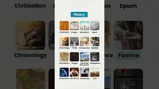 Vocabulary: HISTORY #vocabulary #academicenglish #englishskool #englishlearning #studyabroad