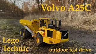 Lego Technic Volvo A25C Dumper RC with Buwizz, Scale 1:21