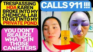 Trespassing HOA Karen learned Lesson! I Am the Owner of This land and Private Pond r/EntitledPeople