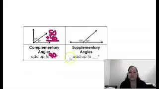 Mini-Lesson Supplementary/Complementary Angles