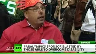 BBC Silent - Atos sponsors Paralympics - and cuts disabled benefits!