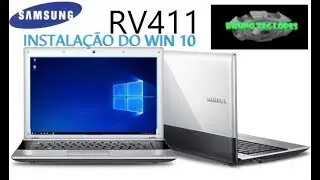 instalando Windows 10 no Notebook Samsung RV411