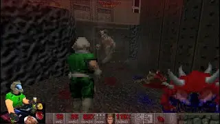 Overshoulder Brutal Doom with Doomguy as Vtuber