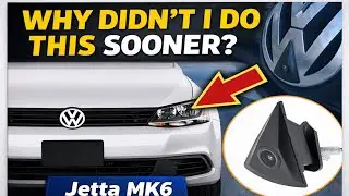 Adding a Front Parking Camera to My Jetta MK6 | Clean OEM-Style Install.