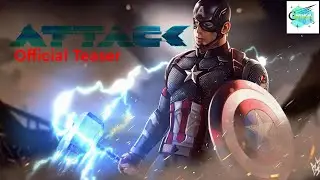 Attack Official Teaser ft. Captain America_by K^k^💥_#avengers #marvel #captainamerica  #india