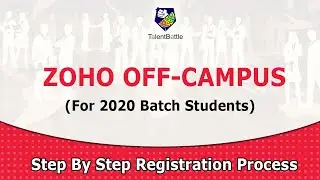 ZOHO Off Campus drive for 2020 Batch | How To Register| Job Description