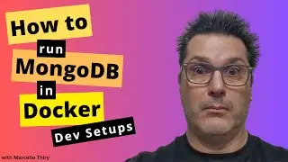 How to run MongoDB in Docker: dev setups