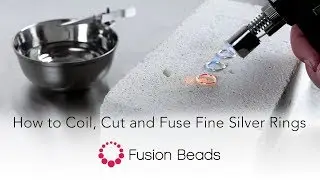 Learn how to Coil, Cut and Fuse Fine Silver Rings with Fusion Beads