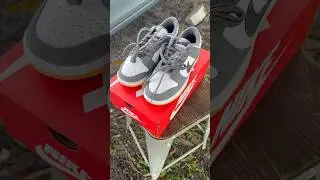 Nike Dunk Low Smoke Grey 3m Swoosh #sneakerhead #snkrs #dunk #drake #jcole #firstpersonshooter #love