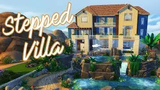 🌵 Stepped Villa - Luxury Desert Home 🏜️ | Sims 4 Speed Build | @PenappleYT