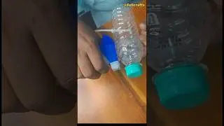 Easy recycled water spray gun with bottle. ♻️✨ #shorts #shortvideo #recycle #craft #watergun