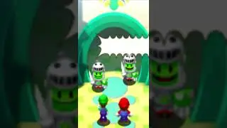 Mario & Luigi&rsquo;s arrival at the castle is unexpected 😮🏰 #marioandluigi #marioandluigisuperstarsaga