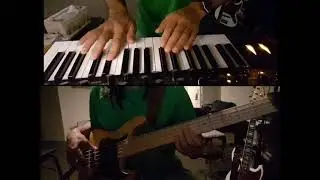 Off The Wall (bass cover) - Moog Sub37 and Sadowsky Bass