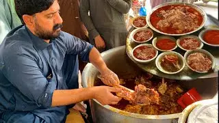 Ahmed Siri Paya | Head and Legs Fry | Peshawari Paya - Pakistani Street Food - Siri Paye Nashta