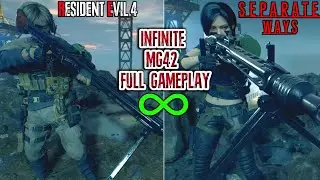 INFINITE Super Burst MG42 ONLY!! Full Gameplay - Resident Evil 4 Remake + Separate Ways