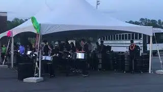 Boy with one hand plays steel pan!
