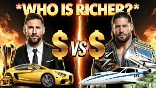 Who is Richer: Lionel Messi or Roman Reigns || Football vs Wrestling 2025