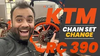 KTM RC 390 Bike Chain Set Change Cost || Best KTM Service Center in Delhi || KTM RC 390 Chain Set