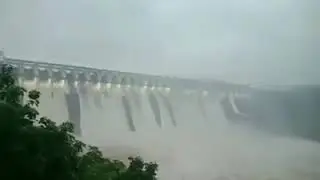 First time in the history, Gates of Narmada dam(gujarat) opened after it's installation.