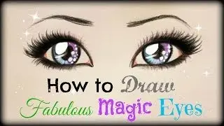 Drawing Tutorial ❤ How to draw and color Fabulous Magic Eyes