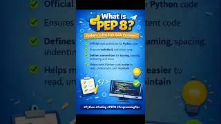 What is PEP 8? Python Coding Rules Every Developer Must Know 🐍