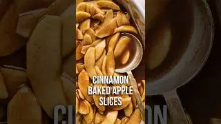 Cinnamon Baked Apple Slices #recipe #apples #fallrecipes