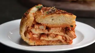 Chicken Parmesan Bread Bowl
