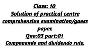 Class:10th 