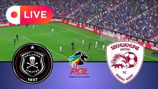 LIVE - Orlando Pirates vs Sekhukhune United / PSL 2024-25 | Realistic Football PES 21 Simulation