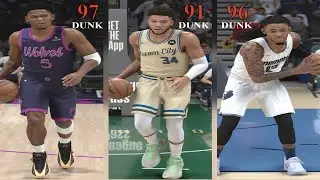 NBA 2K26 (PS5) - Dunking With The Best Dunker At Every Height (6'0