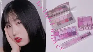 신상 겨쿨 브라이트 팔레트 추천? 비추천? 리뷰&메이크업 | 롬앤 베리 푸시아 가든 / 에스쁘아 플럼소다 / 힌스 챈스온 | 블럼