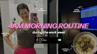 MY 4-8 BEFORE MY 8-4 + tips to wake up earlier ♡