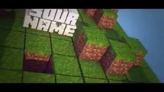 FREE 3D Minecraft Intro Template #68 (Готовое 3D интро)