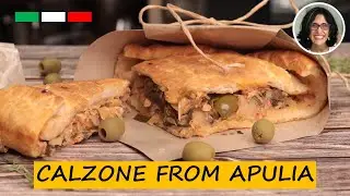 Young Onions CALZONE from Apulia | Calzone di sponsali Pugliese