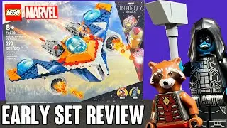 EARLY REVIEW: LEGO ROCKET's WARBIRD vs RONAN Guardians of the Galaxy Set 76278
