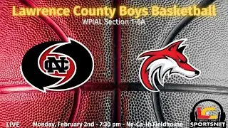 New Castle Red Hurricanes vs. Fox Chapel foxes - Boys Basketball - WPIAL Sec.1-6A - Feb. 2, 2026